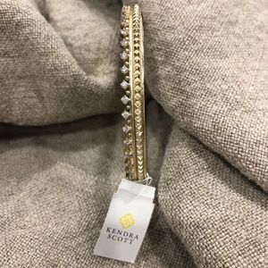 Kendra Scott Gold Mary Caroline Bangle Bracelet